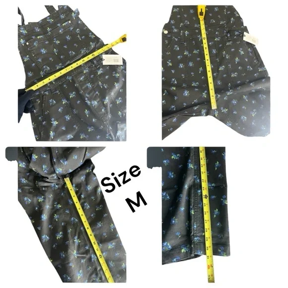 WeWoreWhat Women's Slouchy Slit Overalls In Watercolor
Ditsy Jumpsuit - Picture 11 of 12